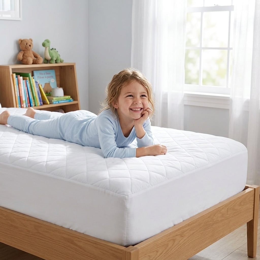 Audreamy Cloudia Waterproof Mattress Protector 100% Cotton