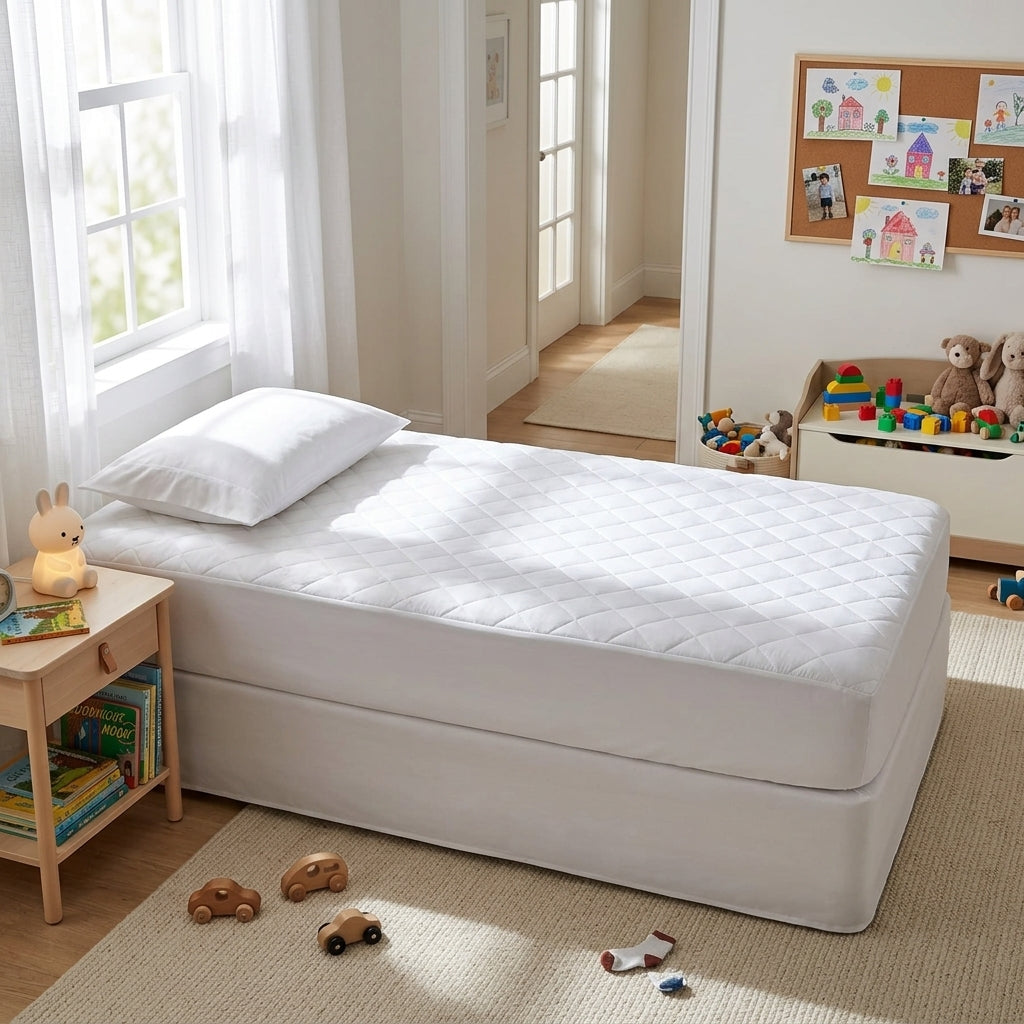 Audreamy Cloudia Waterproof Mattress Protector 100% Cotton