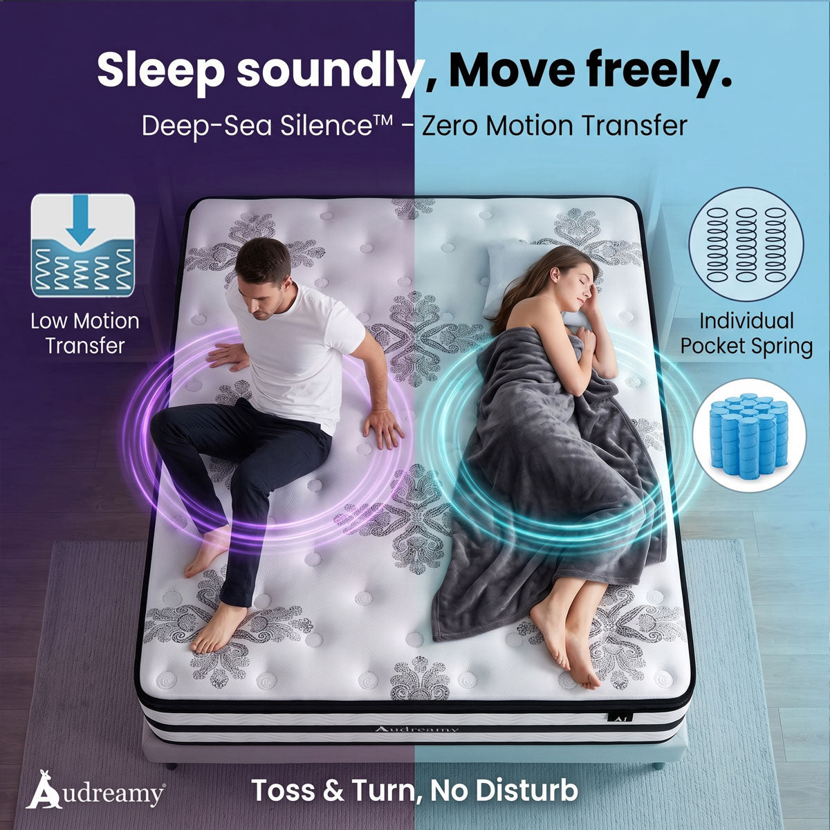 Audreamy Athens Mattress – 34cm Medium