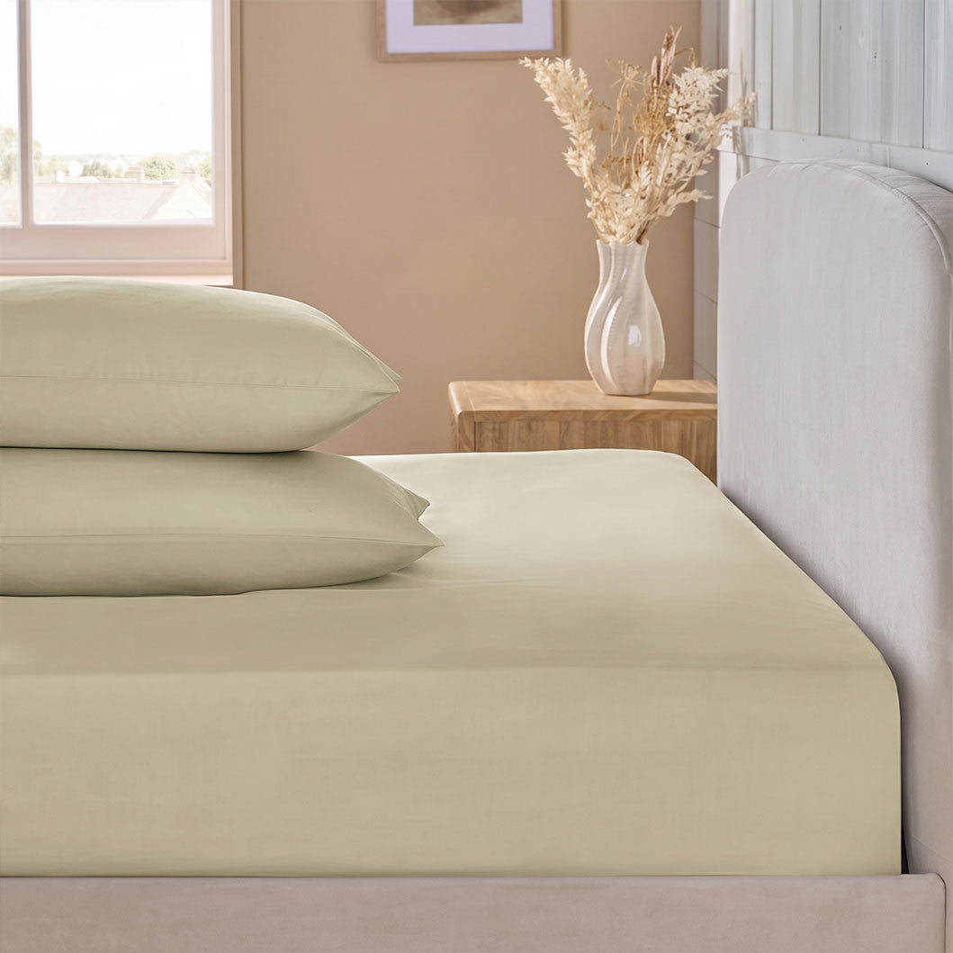 Audreamy 2000TC Microfibre Fitted Sheet Set