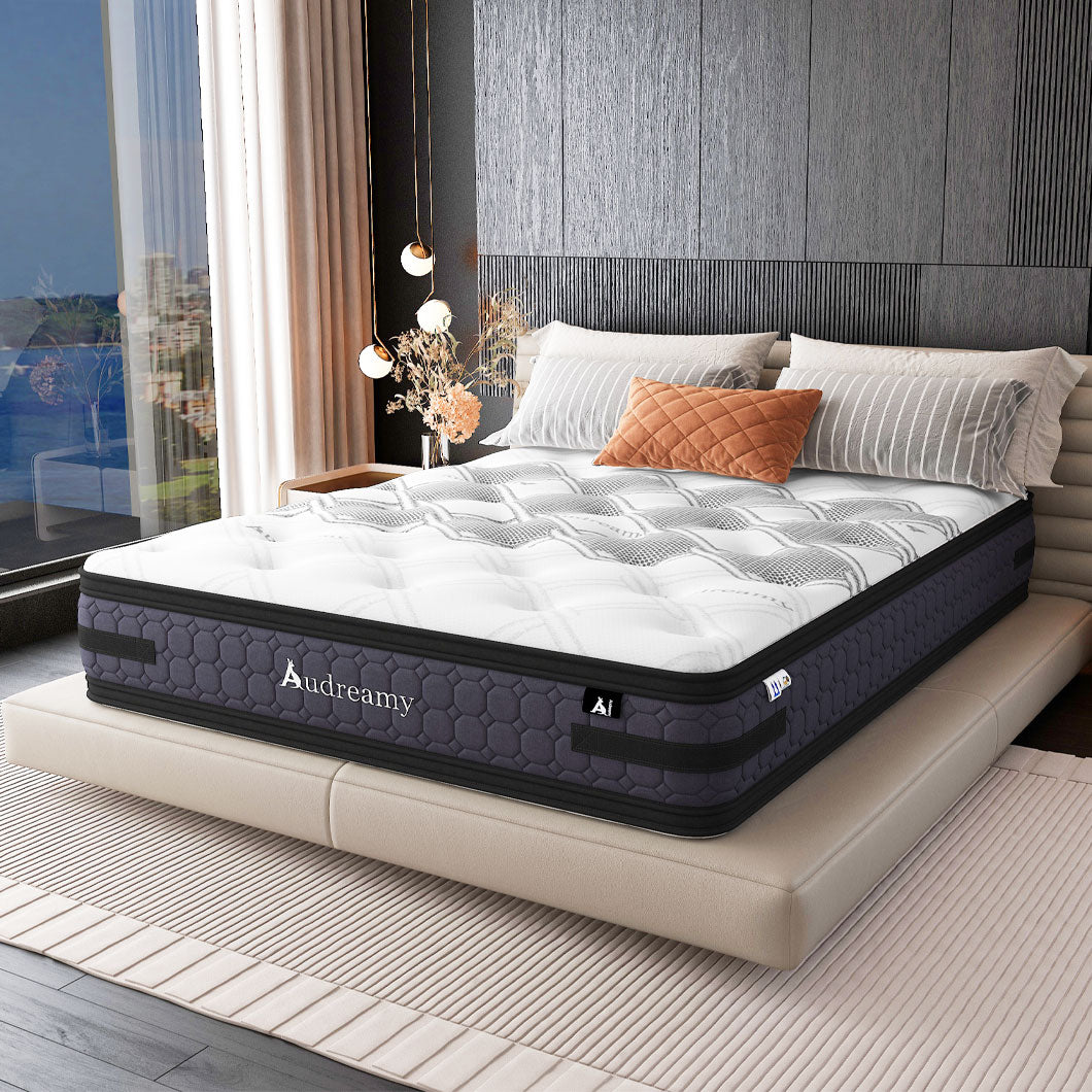 Audreamy Geneva Mattress – 36cm Euro Top Cool Gel Foam 7-Zone Pocket Spring Dual-Sided Firmness Medium Soft/Firm