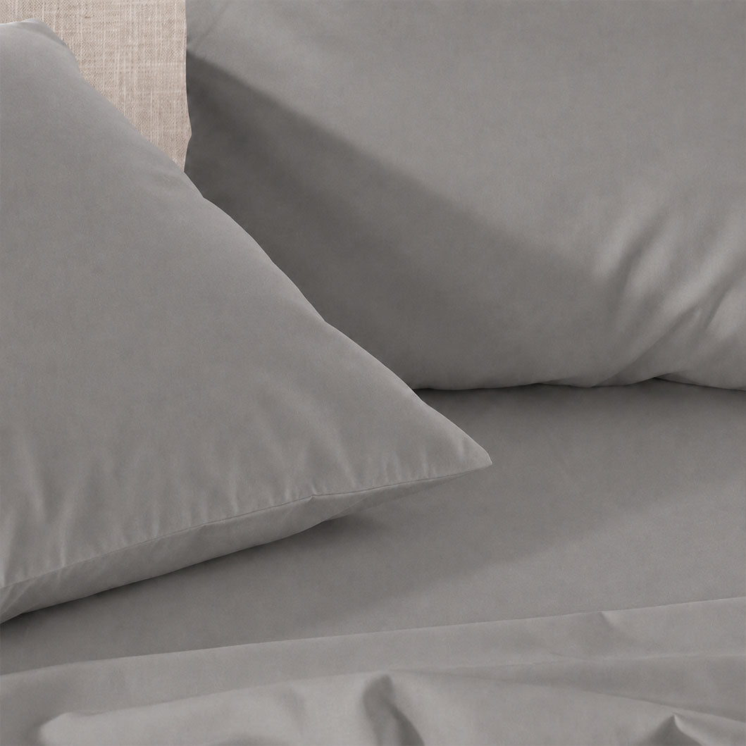 Hotel Soft Bed Sheet Set- Bedding Sheets & Pillowcases Breathable Bedding Wrinkle, Fade, Stain Resistant-Deep Pocket Flat Fitted Bed Sheet Set