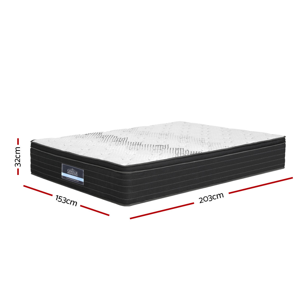 Giselle Bedding 32cm Mattress Firm Queen