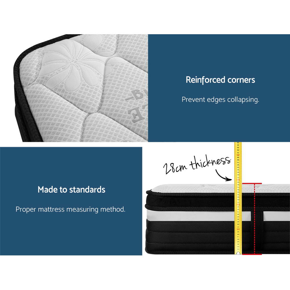 Giselle Bedding 28cm Mattress Firm King