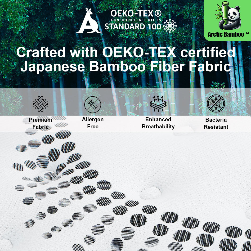 Audreamy Aurora Mattress – 34cm Ergonomic 4D Spa-Like Plush Soft Euro Top Bamboo Fiber Fabric 7-Zone Pocket Spring Medium (King)-Pre-Order Now – Ships by 31/12/2025 at the latest!