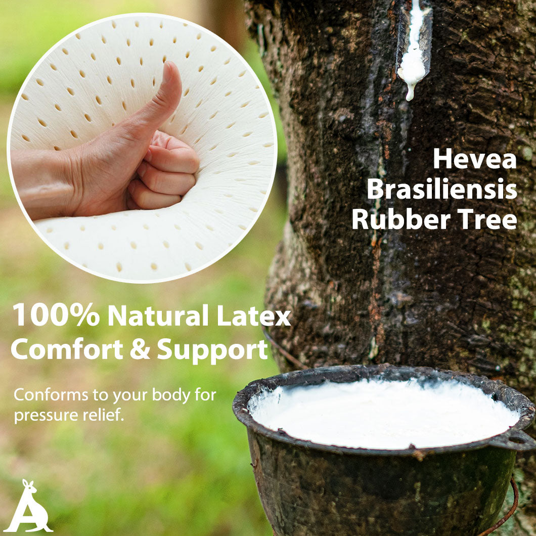 Audreamy Rome Mattress – 34cm Euro Top 100% Natural Latex Memory Foam 9-Zone Pocket Spring Hybrid Medium Firm