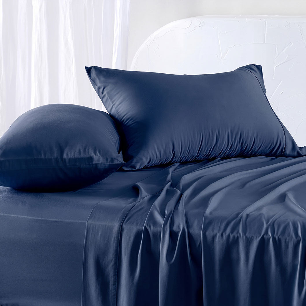 3 Piece Hotel Bamboo Cooling Sheet Set -Ultra Soft 2000TC Breathable Bed Sheets Set with 37 Centimetre Deep Pocket-Cooling Sheets for Hot Sleepers(White,King Single) (Copy)