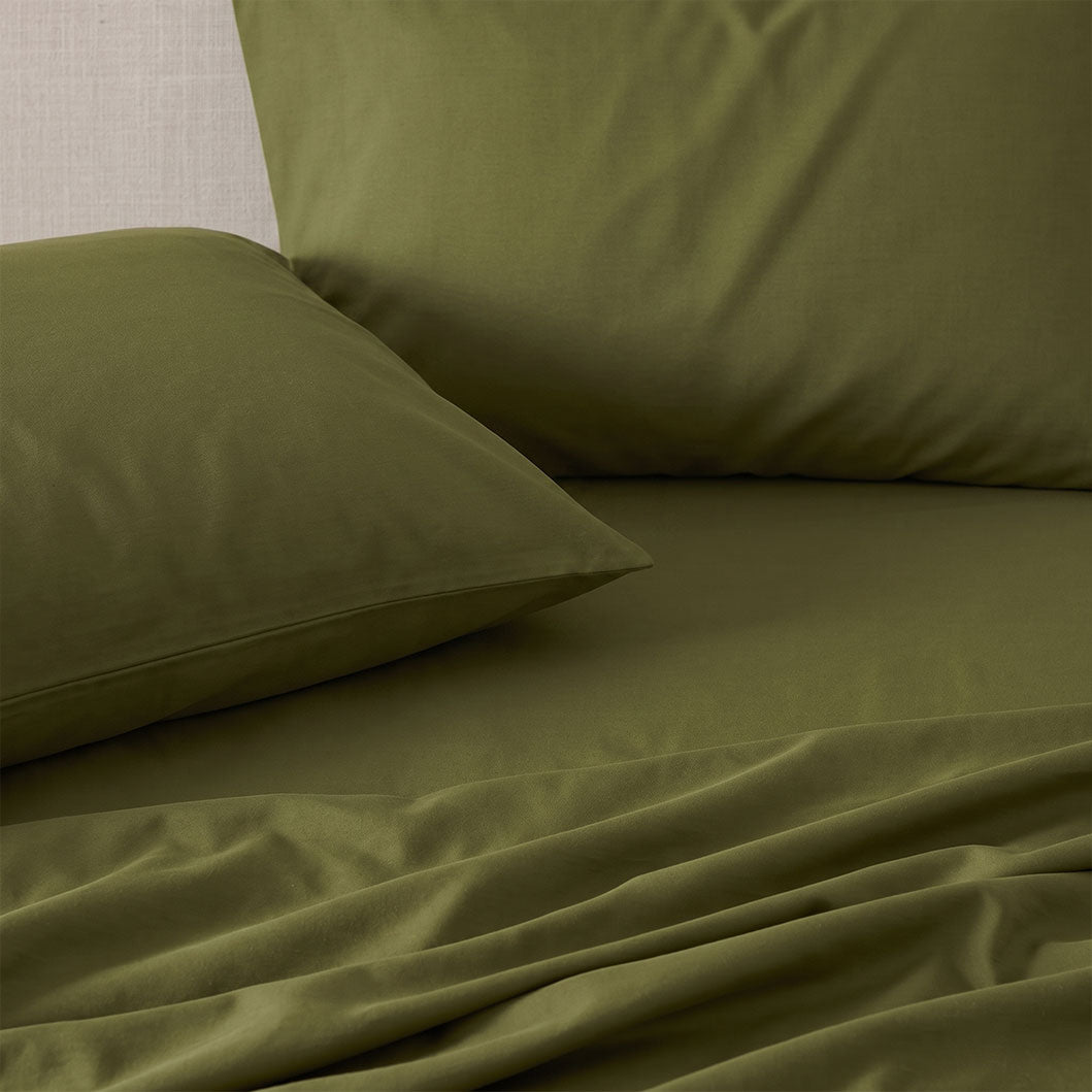 Hotel Soft Bed Sheet Set- Bedding Sheets & Pillowcases Breathable Bedding Wrinkle, Fade, Stain Resistant-Deep Pocket Flat Fitted Bed Sheet Set