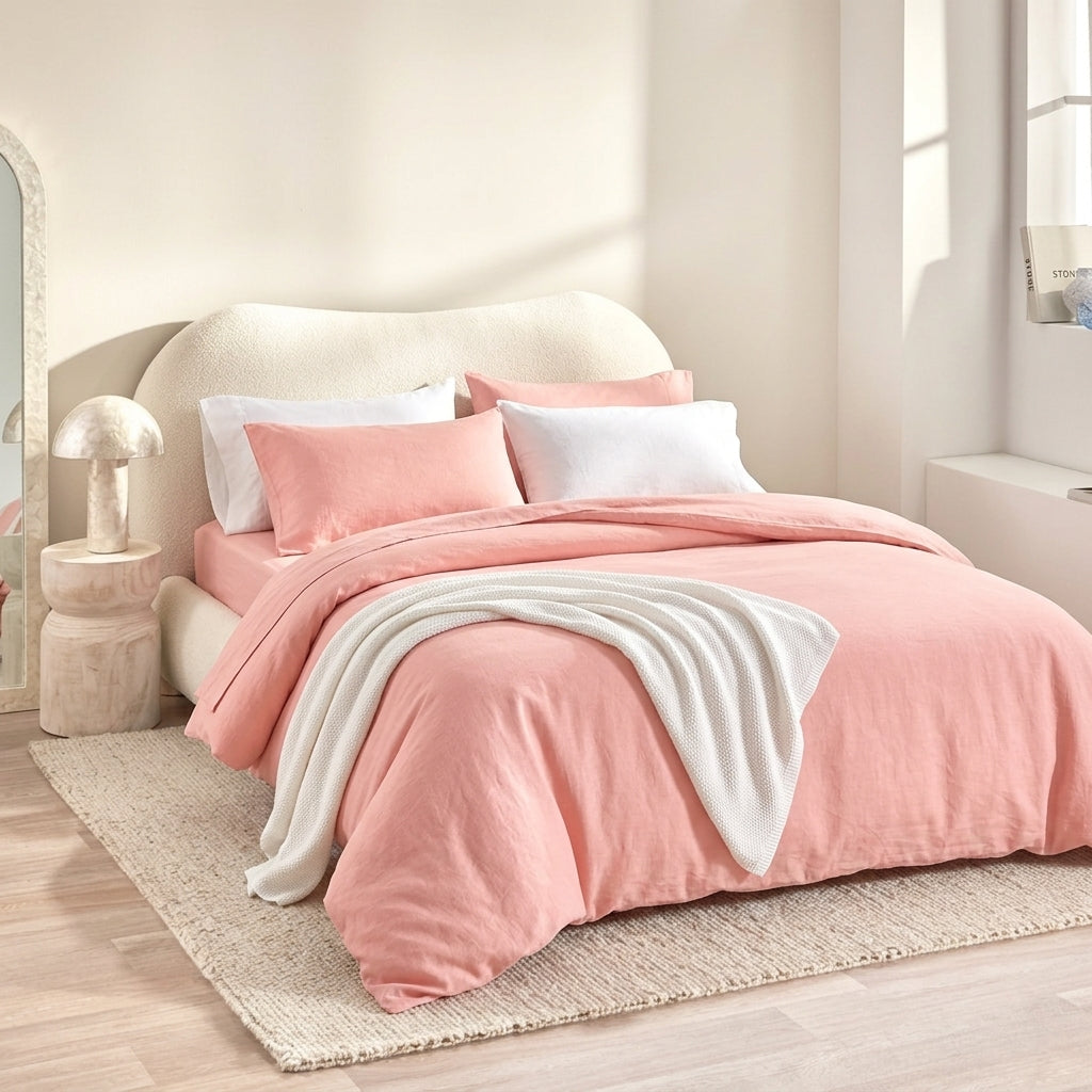 Audreamy Solene French Flax Linen Quilt Cover Set