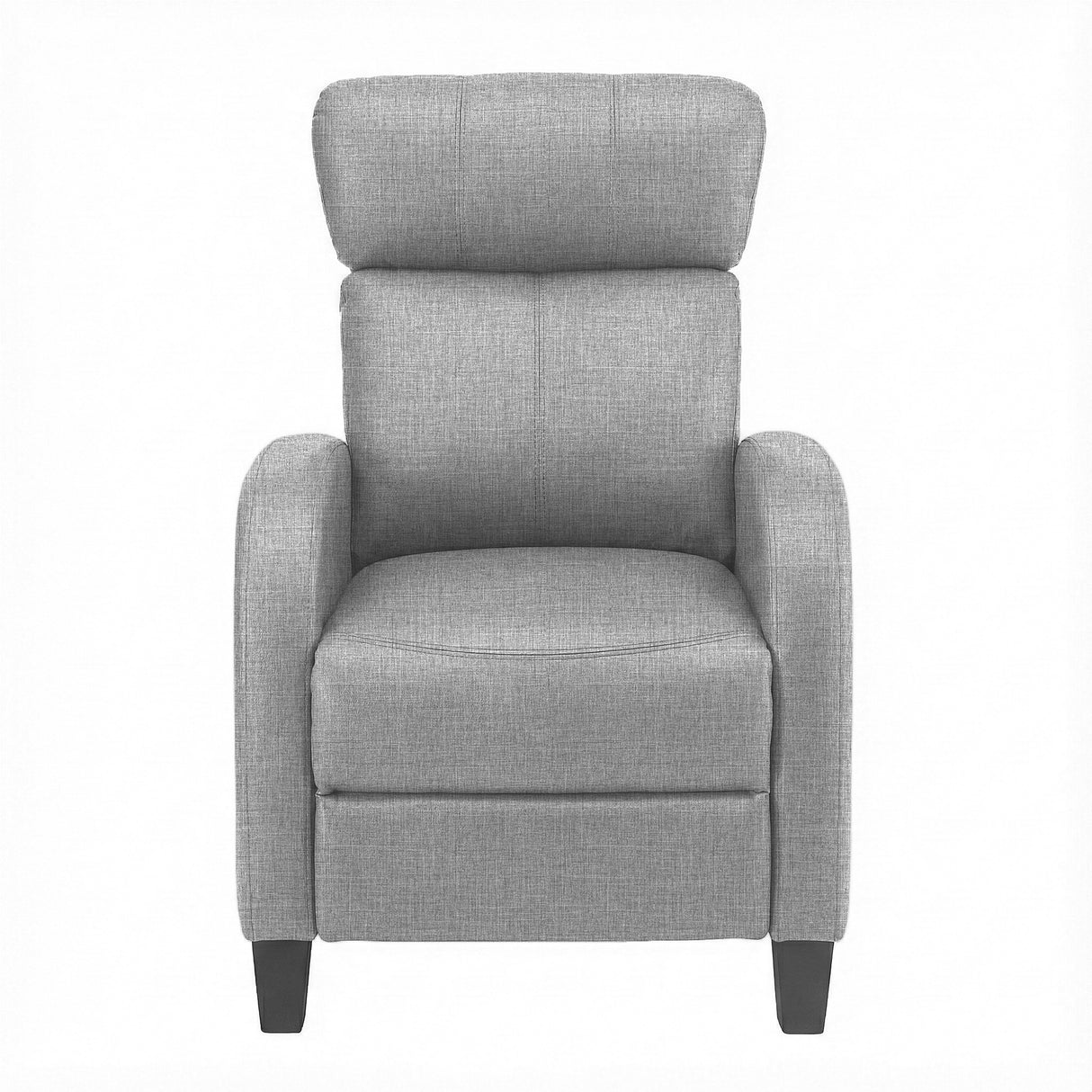 Artiss Massage Recliner Chair Small Recliner Sofa for Adults Fabric Grey