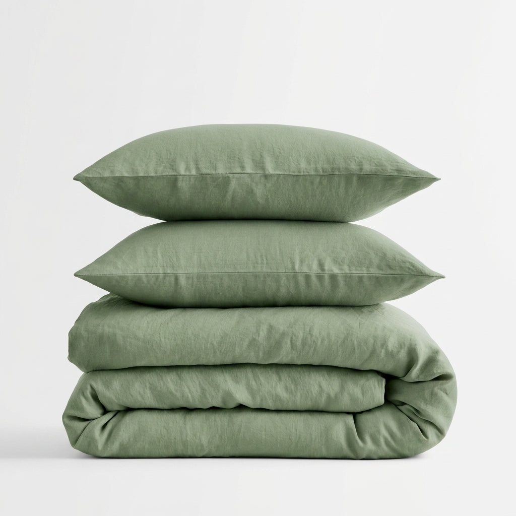 Audreamy French Flax Linen Quilt Cover Set