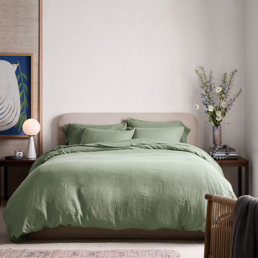 Audreamy French Flax Linen Quilt Cover Set