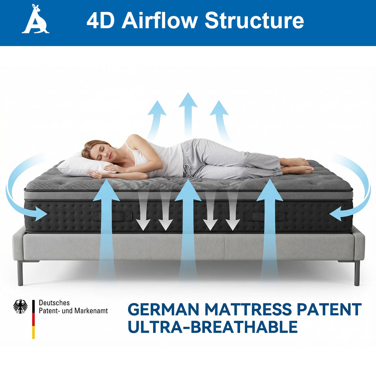 Audreamy Siena Mattress – 35cm Medium Firm