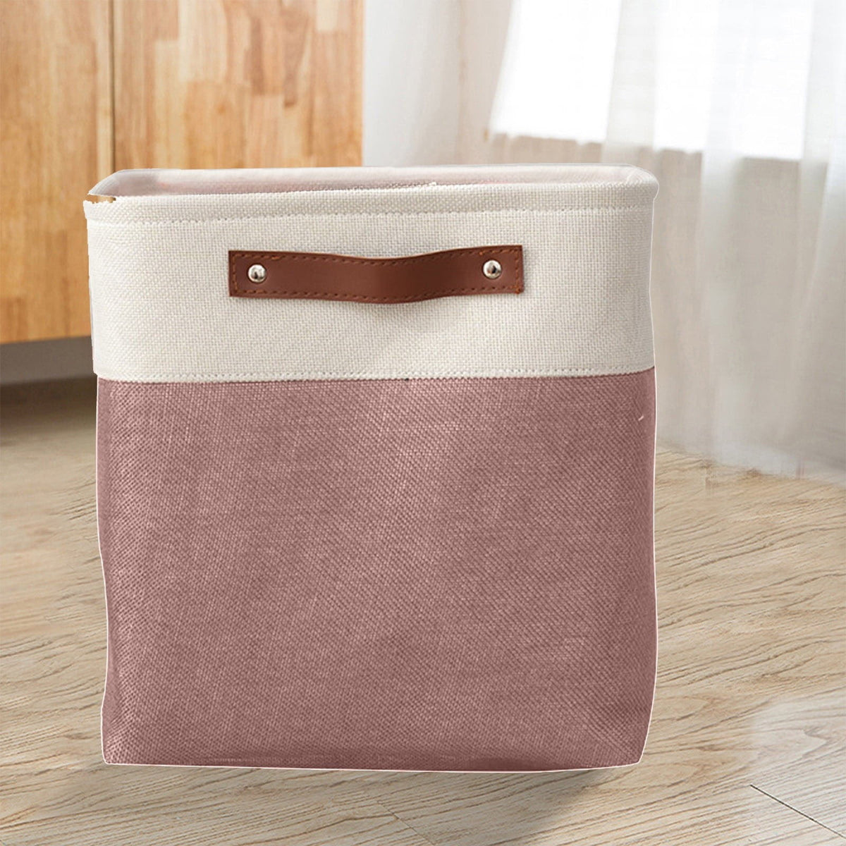 Transparent Zipper Clothing Storage Bag - Heavy-Duty Organizer for Blankets, Linen, Bed Sheets, Clothes & Pillows | Space-Saving Compression Bag Storage for Closet(11.81"DX9.05"WX5.9"H) Z1-Brown