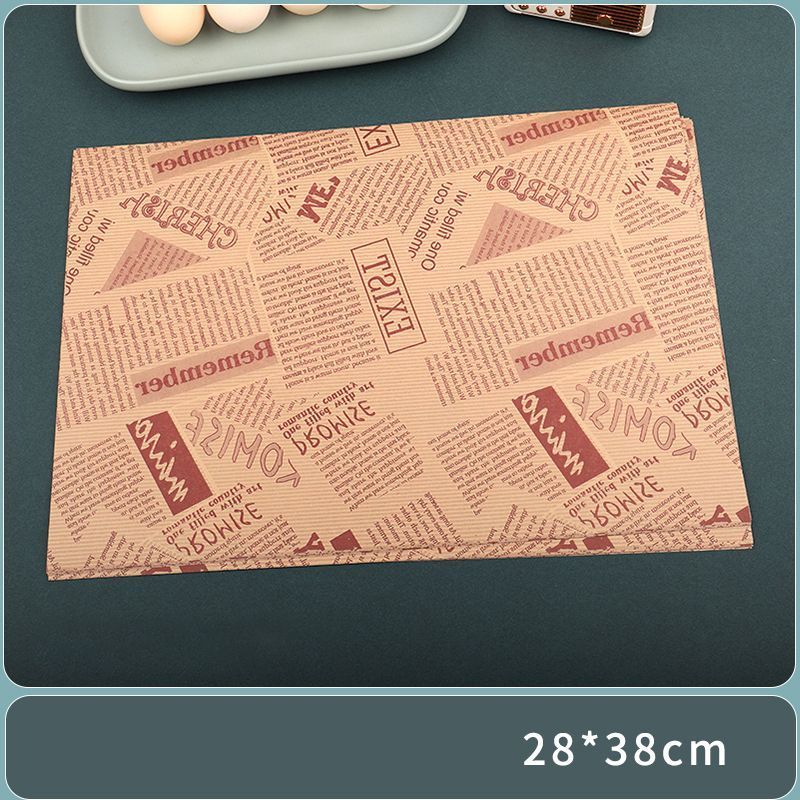 200 Sheets of PE Coated Kraft Paper 28×38 cm Style-2