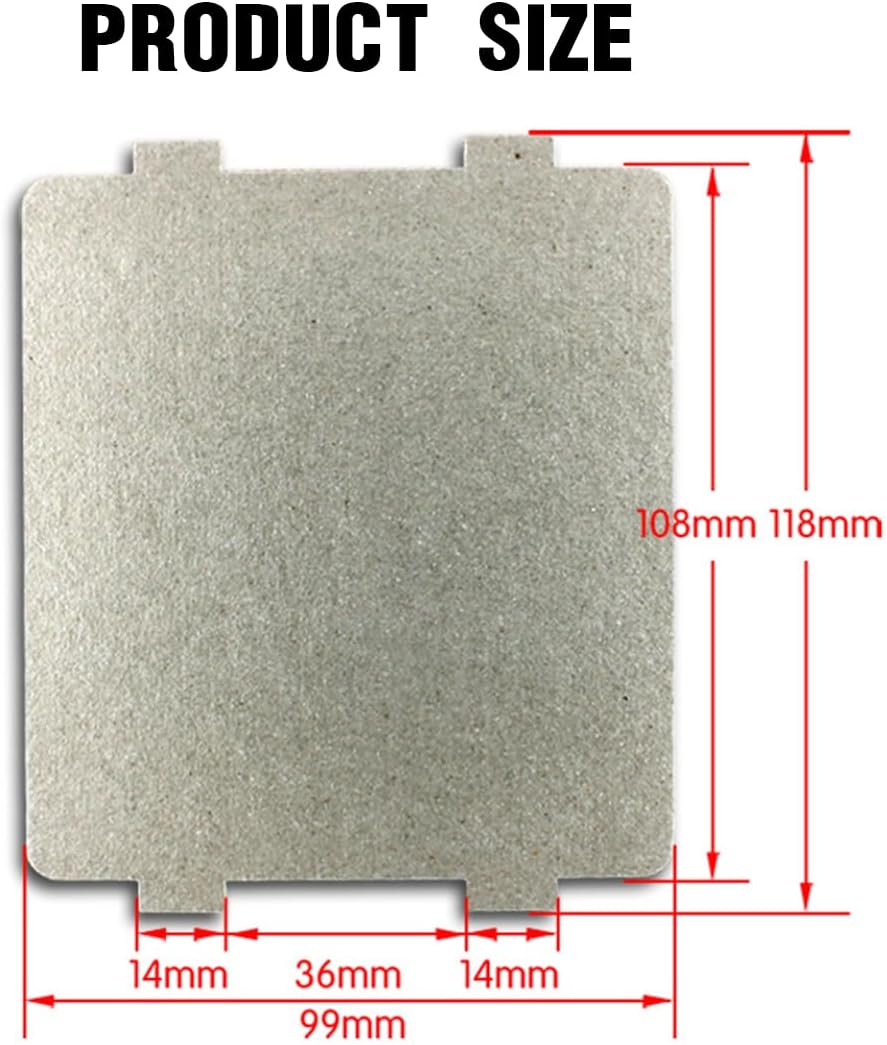Glimmer Disc Microwave, 5 pieces of mica sheet, microwave mica plate, microwave oven mica plate, mica plates sheets mica-plate for accessories, universal main kitchen