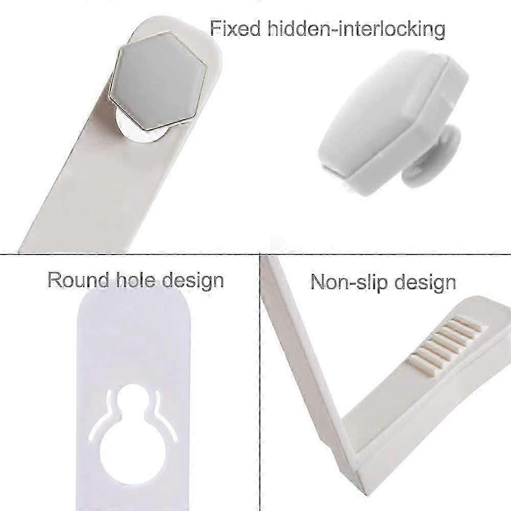 4PCS Bed Sheet Holder Fasteners with Mattress Cover Clips, Gray
