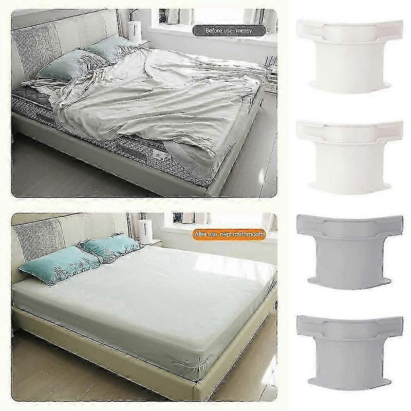 4-Pack No-Slip Bed Sheet Holders, Corner Grippers for Secure Fit