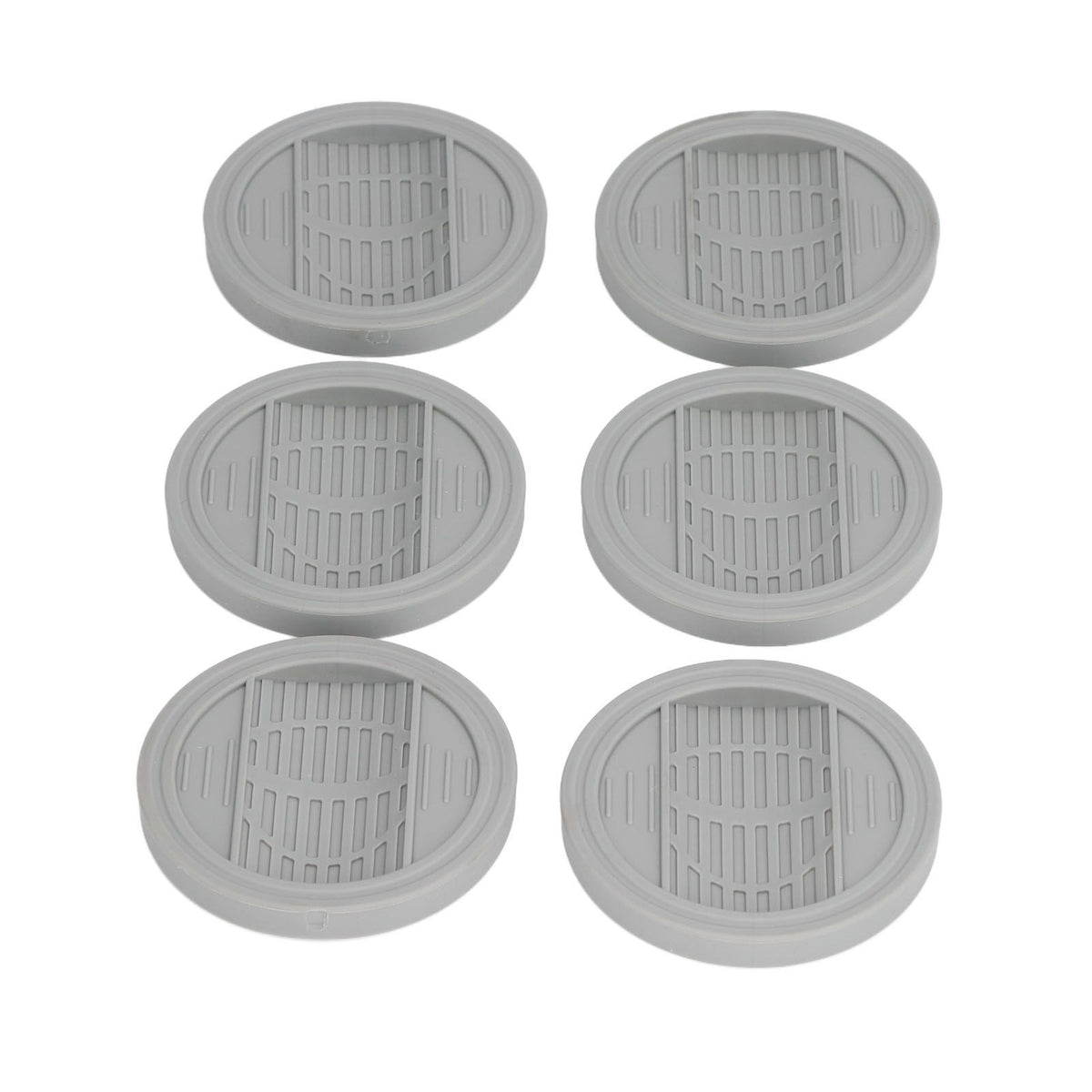6PCS Rubber Furniture Pads Stoppers Floor Protector for Bed Office Chair Cabinet Sofa Closet Wheels