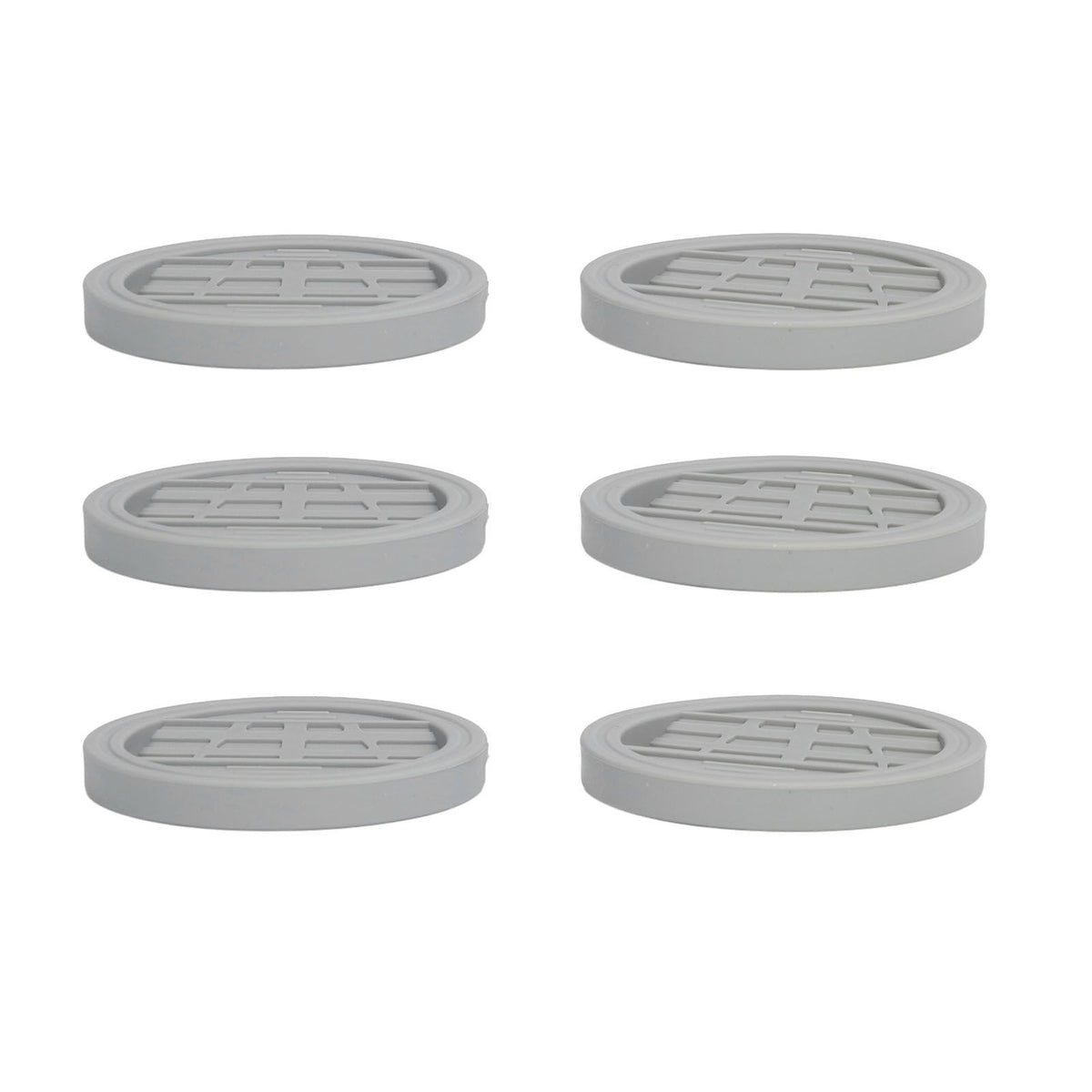 6PCS Rubber Furniture Pads Stoppers Floor Protector for Bed Office Chair Cabinet Sofa Closet Wheels