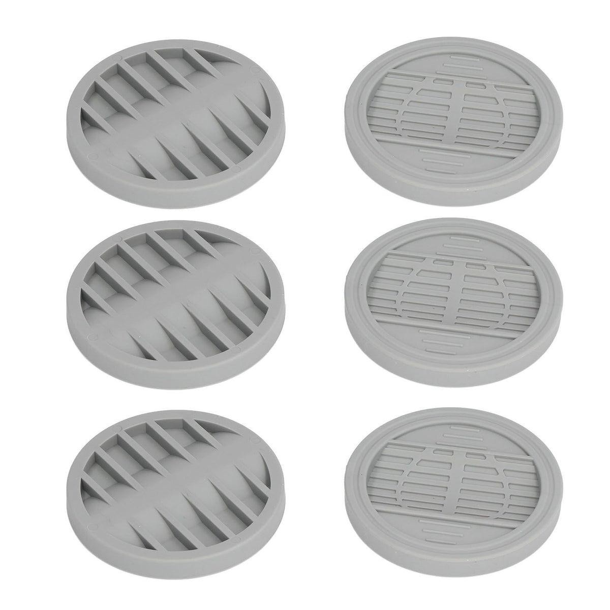 6PCS Rubber Furniture Pads Stoppers Floor Protector for Bed Office Chair Cabinet Sofa Closet Wheels