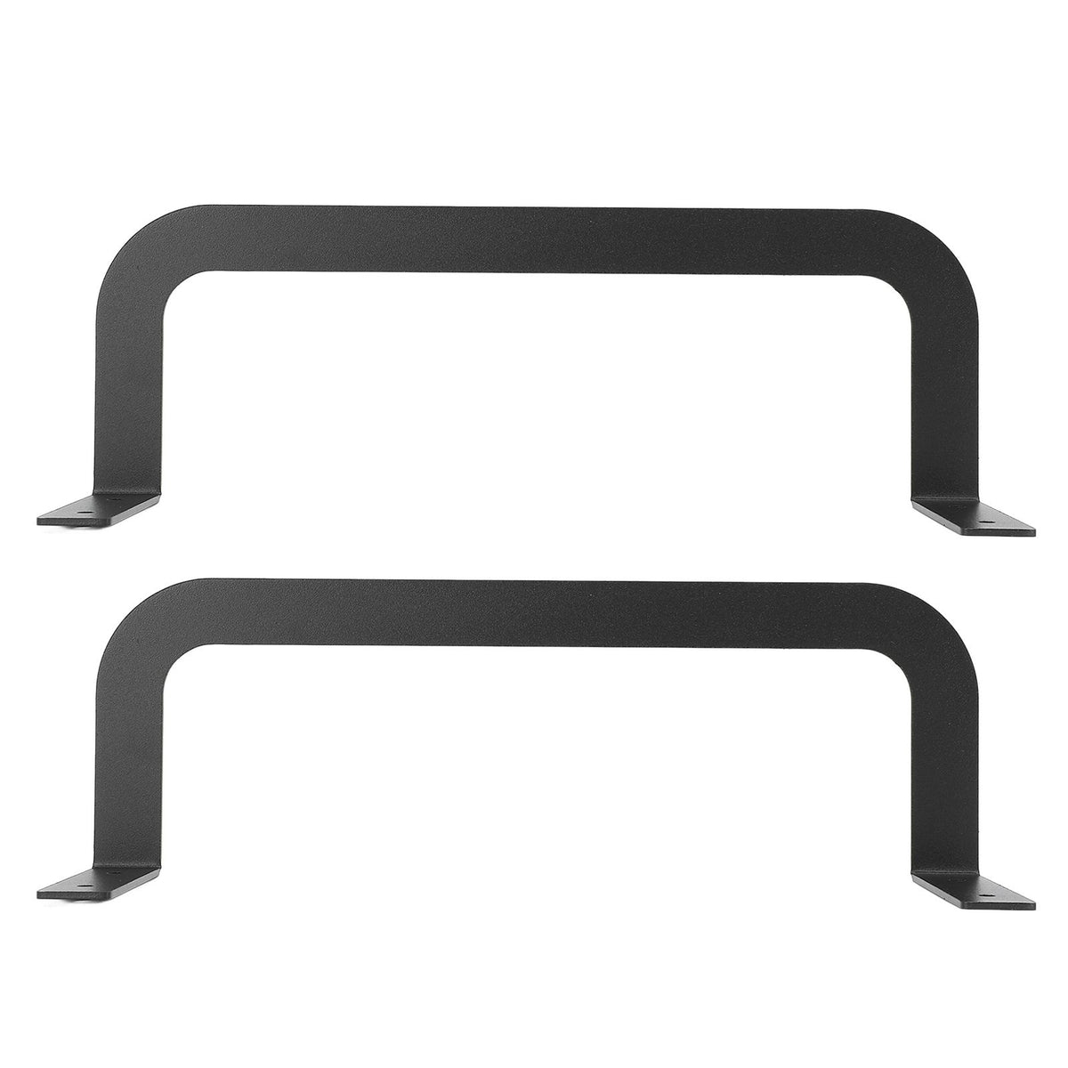 2PCS Mattress Retainer Bar Bracket Steel Anti Slip Mattress Gripper Stabilizer Slide Stopper for Bedroom Bed Frame Black