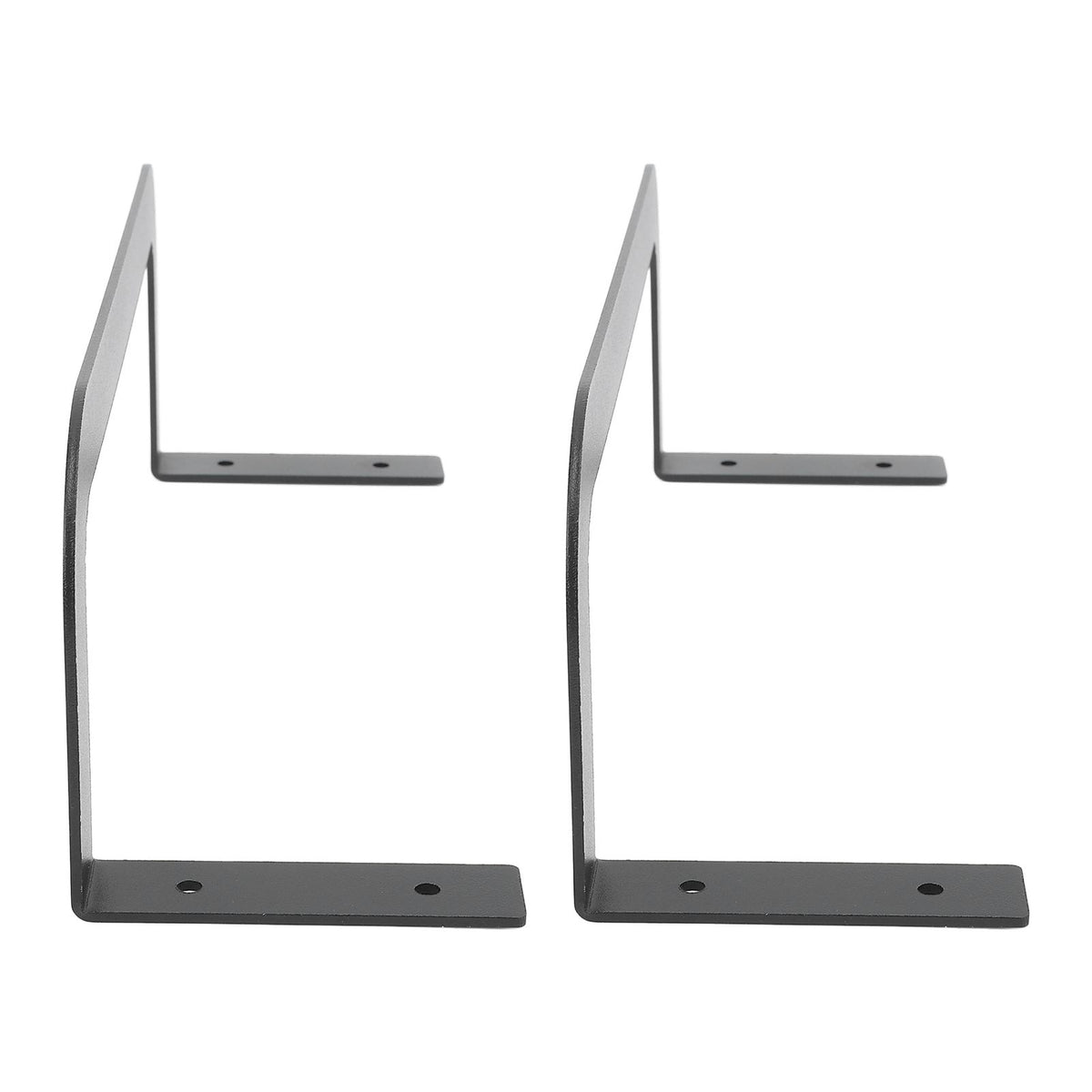 2PCS Mattress Retainer Bar Bracket Steel Anti Slip Mattress Gripper Stabilizer Slide Stopper for Bedroom Bed Frame Black