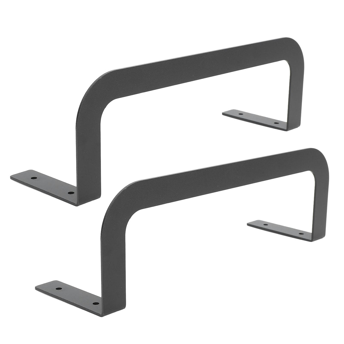 2PCS Mattress Retainer Bar Bracket Steel Anti Slip Mattress Gripper Stabilizer Slide Stopper for Bedroom Bed Frame Black