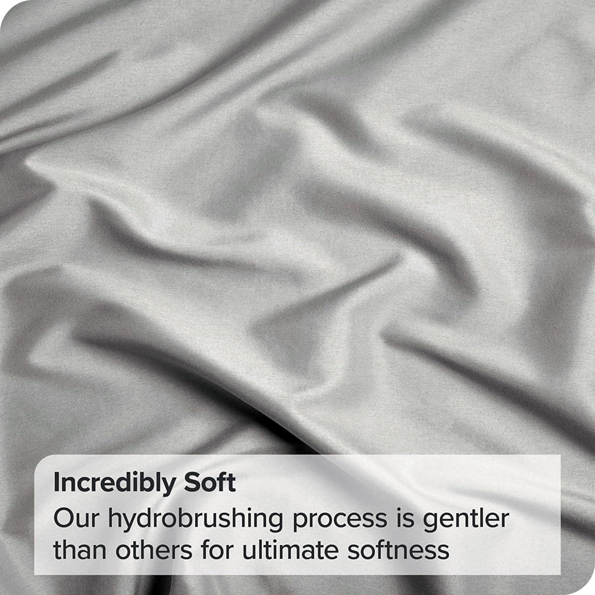 3 Piece Fitted Sheet Set- Fitted Sheet & Pillowcases -Breathable Bedding - Wrinkle, Fade, Stain Resistant- 40cm Deep Pocket Fitted Bed Sheet Set(Silver-gray,Double)