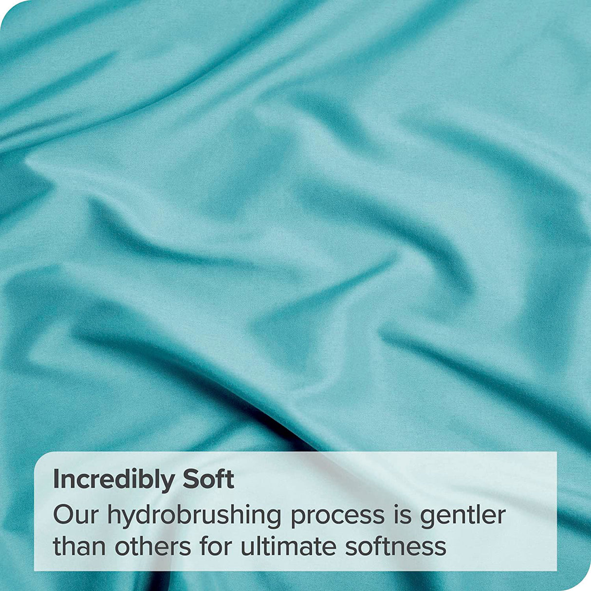 4 Piece Bed Sheet Set- Bedding Sheets & Pillowcases -Breathable Bedding - Wrinkle, Fade, Stain Resistant-Deep Pocket Flat Fitted Bed Sheet Set(Ice Blue,Double)