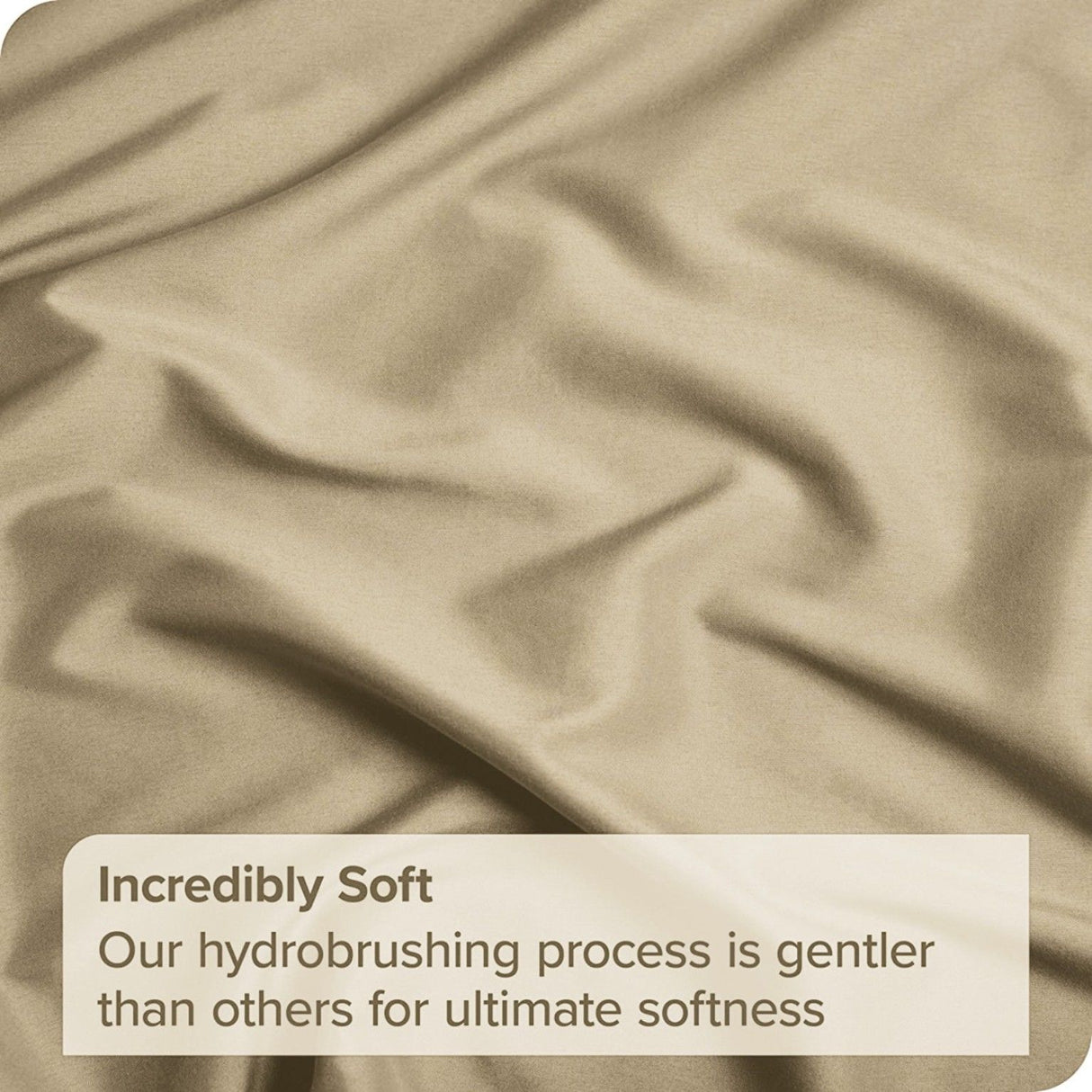 3 Piece Fitted Sheet Set- Fitted Sheet & Pillowcases -Breathable Bedding - Wrinkle, Fade, Stain Resistant- 40cm Deep Pocket Fitted Bed Sheet Set(Camel Beige,King)