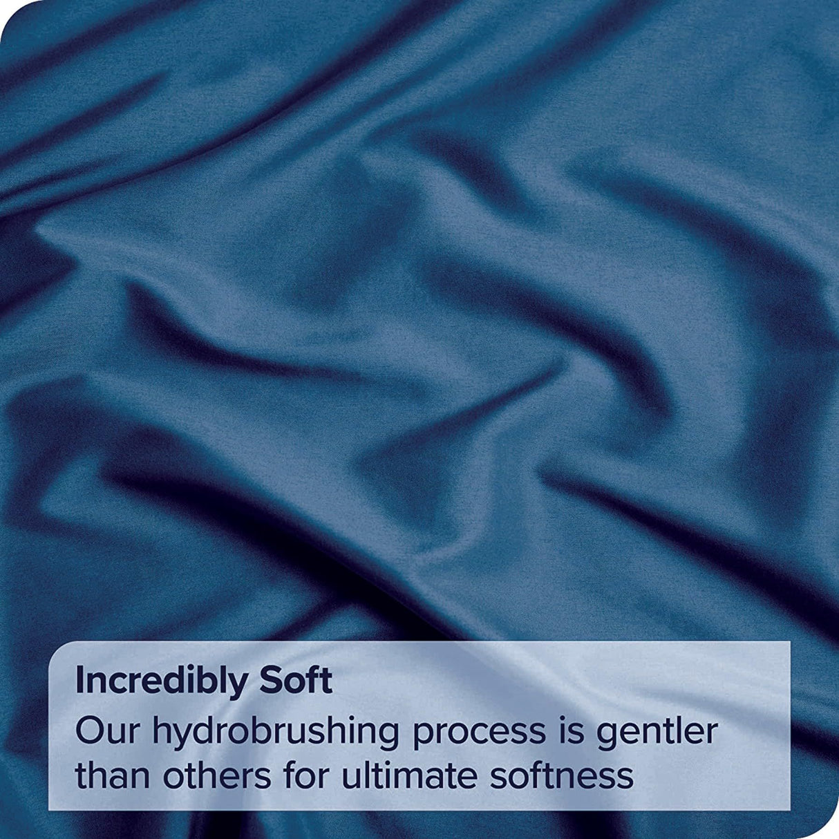 2 Piece Fitted Sheet Set- Fitted Sheet & Pillowcases -Breathable Bedding - Wrinkle, Fade, Stain Resistant- 40cm Deep Pocket Fitted Bed Sheet Set(Navy,King Single)
