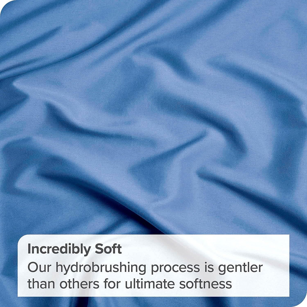 2 Piece Fitted Sheet Set- Fitted Sheet & Pillowcases -Breathable Bedding - Wrinkle, Fade, Stain Resistant- 40cm Deep Pocket Fitted Bed Sheet Set(Ocean,Single)