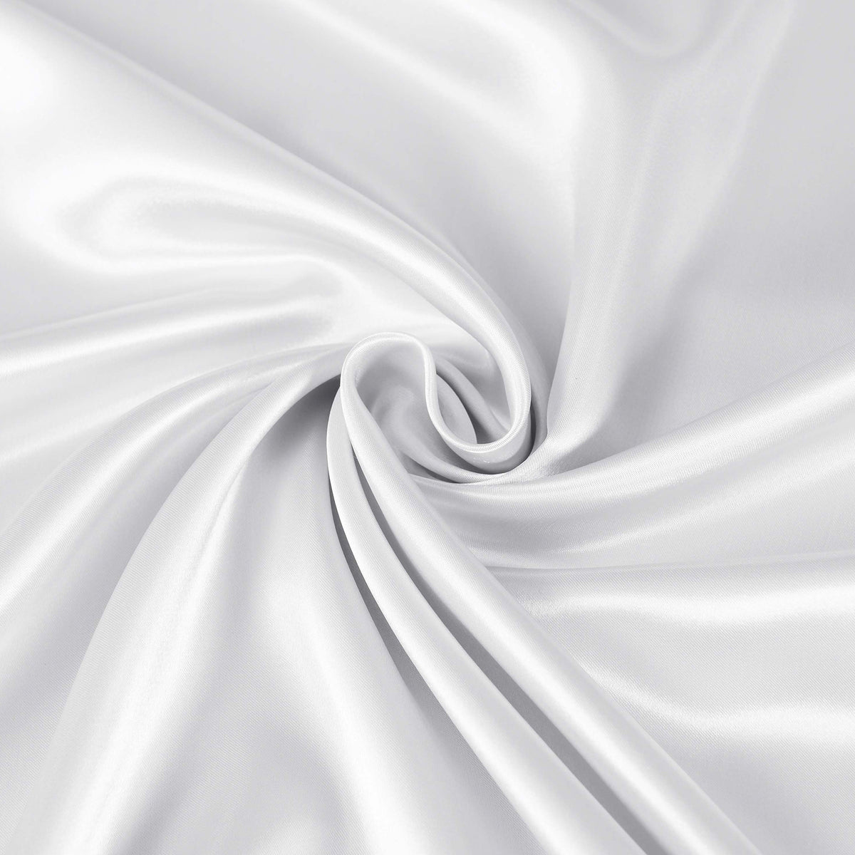 Royal Comfort Satin Sheet Set 3 Piece Fitted Sheet Pillowcase Soft - Queen - White