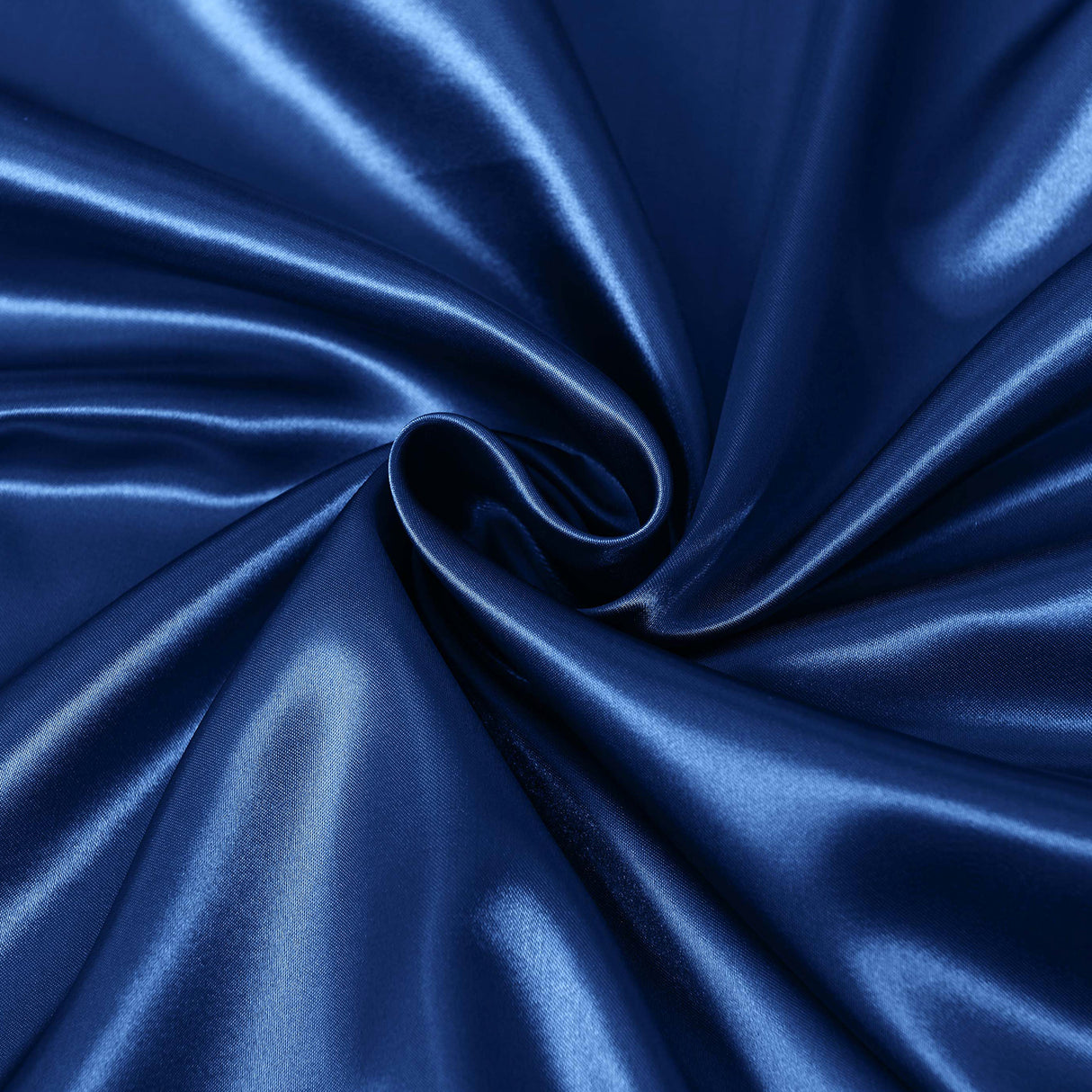 Royal Comfort Satin Sheet Set 3 Piece Fitted Sheet Pillowcase Soft - King - Navy Blue