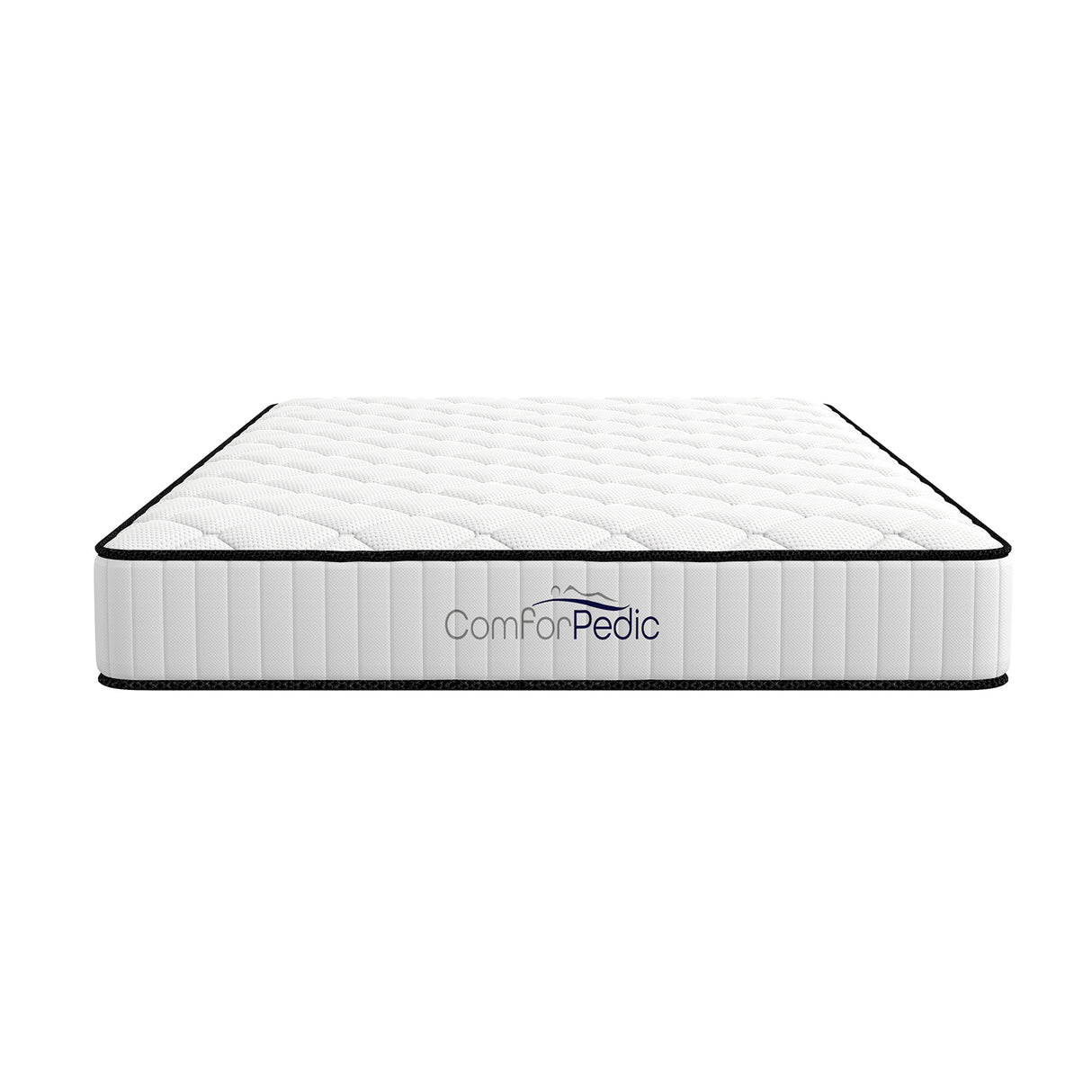 Comforpedic Mattress 5 Zone Medium Support Foam Bonnell Spring 21CM - Single - White Black