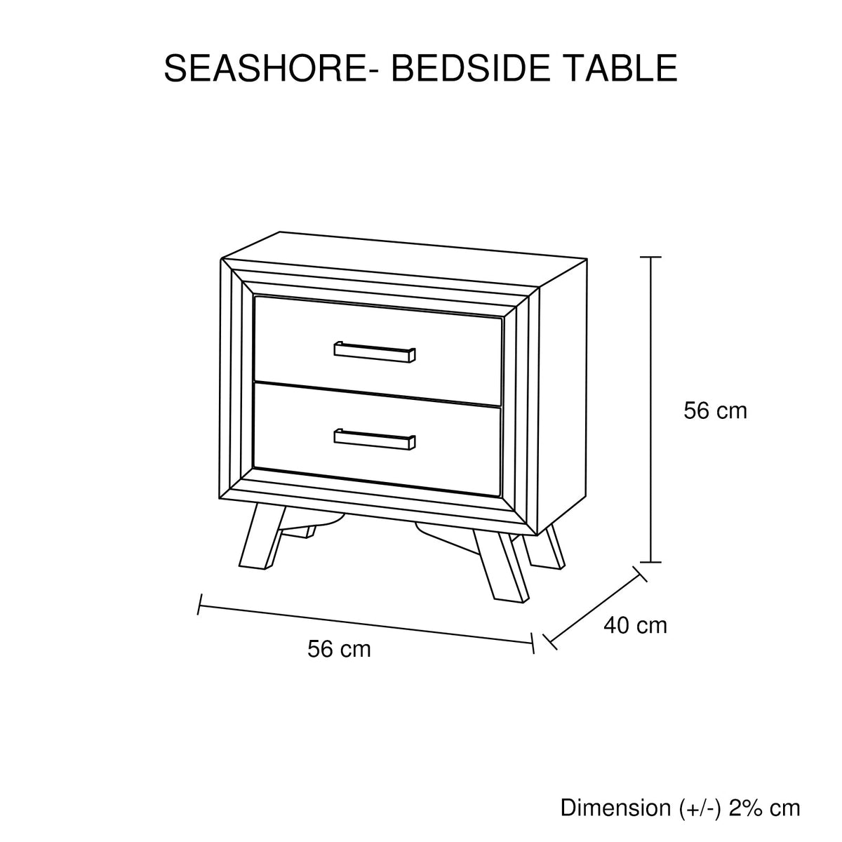4 Pieces Bedroom Suite Queen Size Silver Brush in Acacia Wood Construction Bed, Bedside Table & Dresser