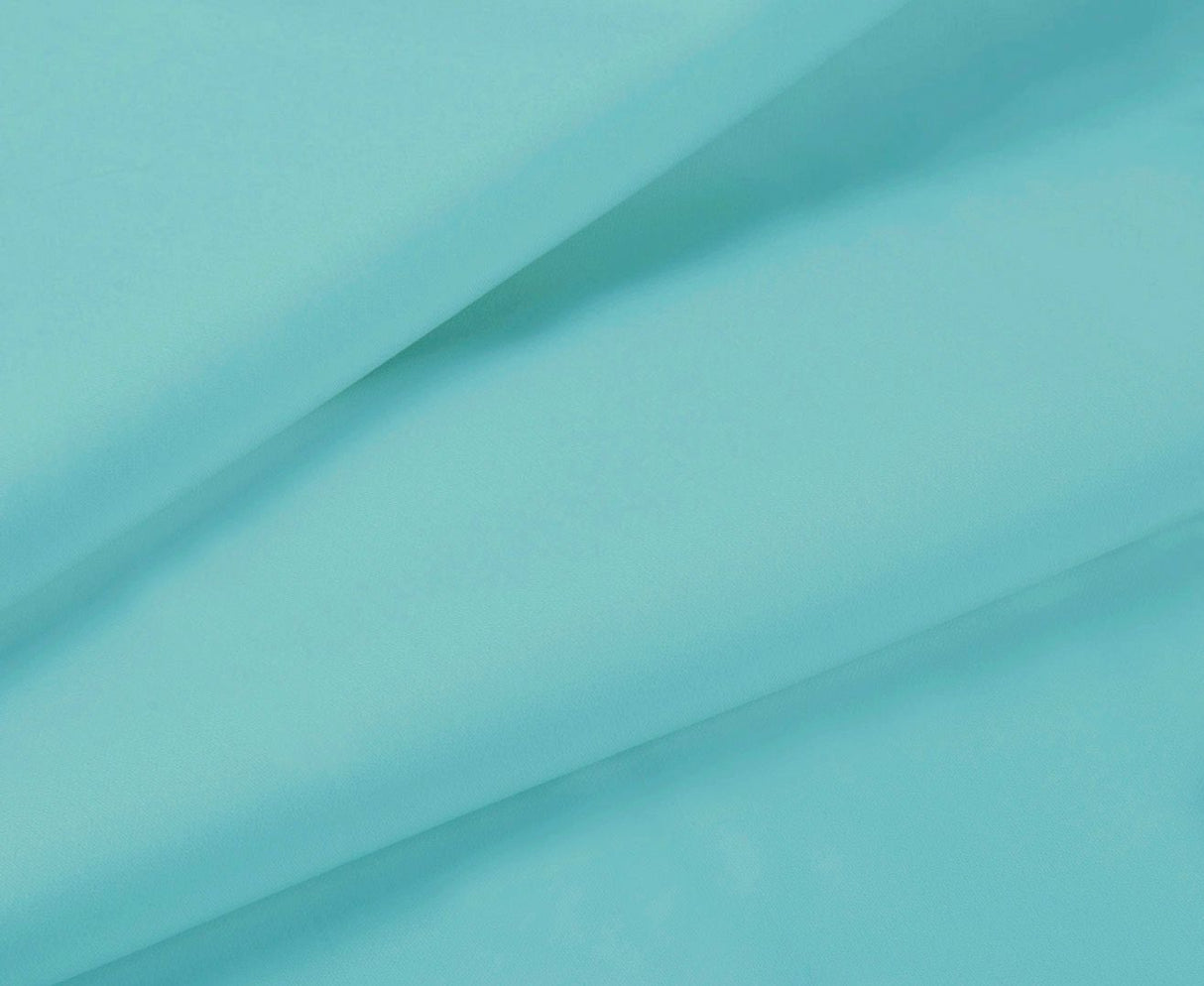 1000TC Ultra Soft Fitted Sheet & Pillowcase Set - King Single Size Bed - Aqua