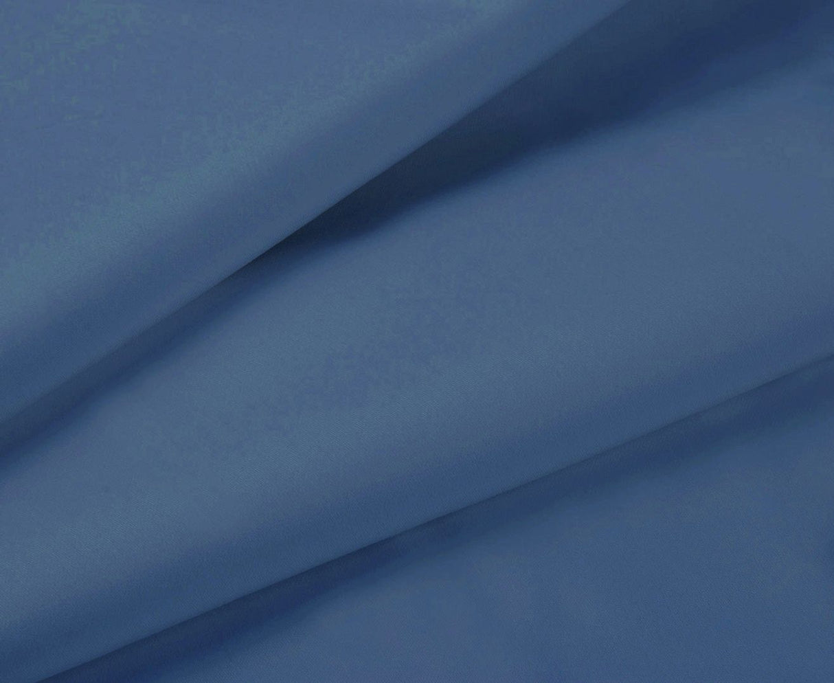 1000TC Ultra Soft Fitted Sheet & 2 Pillowcases Set - Super King Size Bed - Greyish Blue