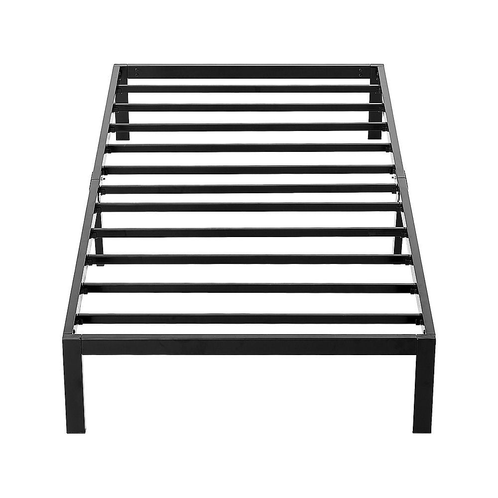 Metal Bed Frame – Heavy-Duty Steel Base for Single Mattress