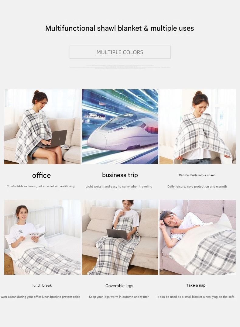 Colorful 100*140cm Japanese-Style shawl blanket Ultra-Soft Blanket - Thick Polyester Throw for Sofa, Bed, Office, Cozy Nap Blanket for Winter & All Seasons