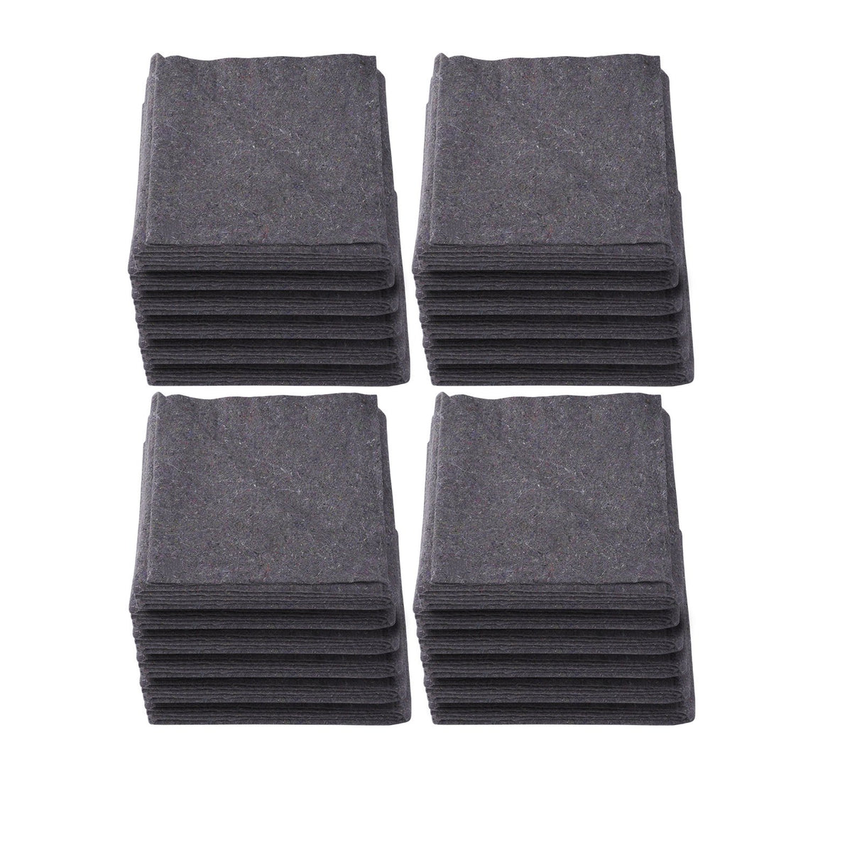Moving Blankets, 72" x 54", 21 lbs/dz Weight, 24 Packs, Professional Recycled Cotton Packing Blanket, Large Heavy Duty Shipping Mover Pads Perfect for Protecting Furniture, Floors, Appliances