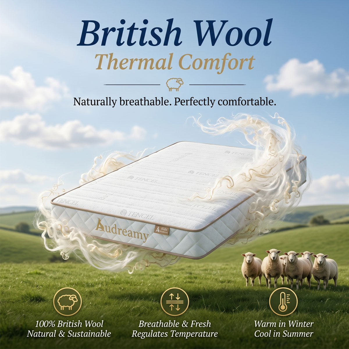 Audreamy Kaveno Kids Mattress Latex