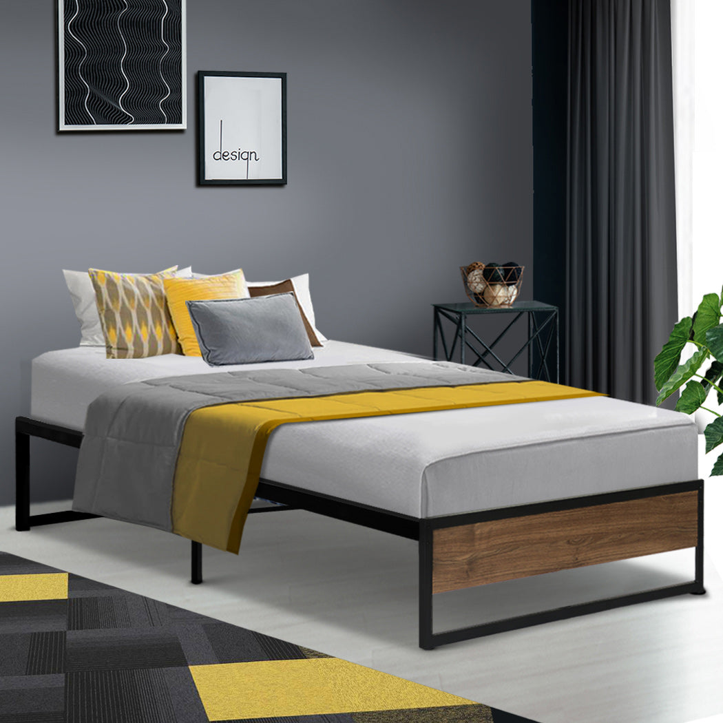 Artiss Bed Frame Metal Bed Frame Bed Base OSLO - Single