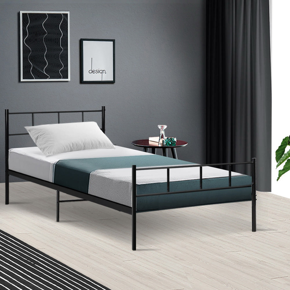 Artiss Bed Frame Single Metal Bed Frame SOL