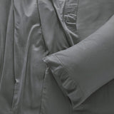 Audreamy 1000TC Tailored King Size Quilt/Duvet Cover Set - Charcoal