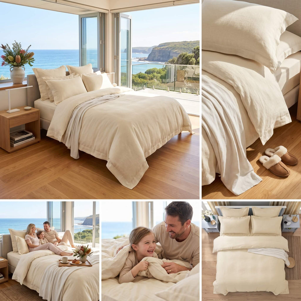 Audreamy 1000TC Microfibre Duvet Quilt Cover Set