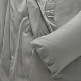 Audreamy 1000TC Tailored Single Size Grey Duvet Quilt Cover Set
