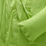 Audreamy 1000TC Tailored Single Size Green Duvet Quilt Cover Set