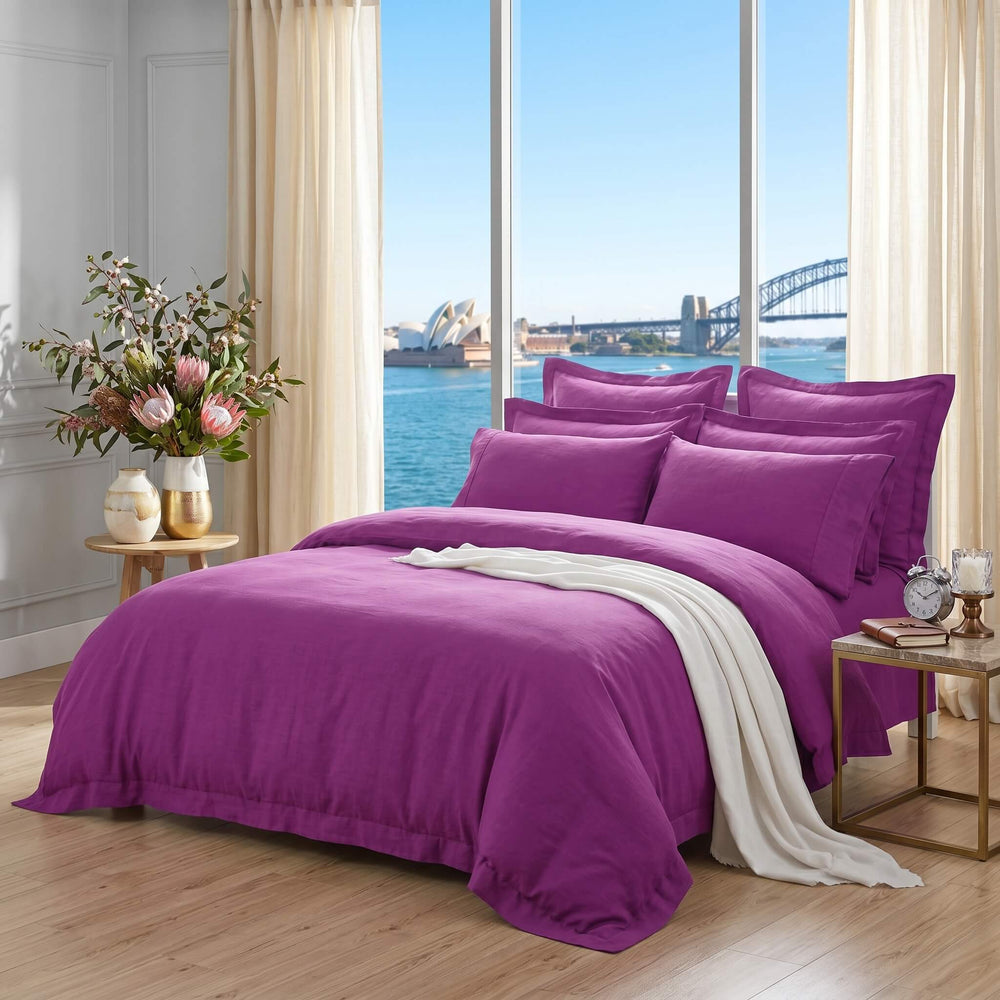 Audreamy 1000TC Microfibre Duvet Quilt Cover Set